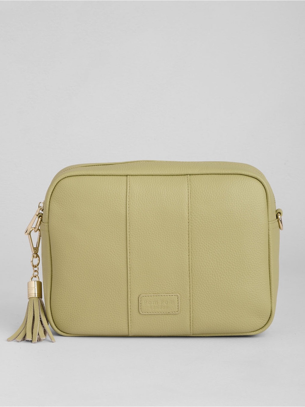 Pom Pom London City Plus Crossbody Bag Pale Fern